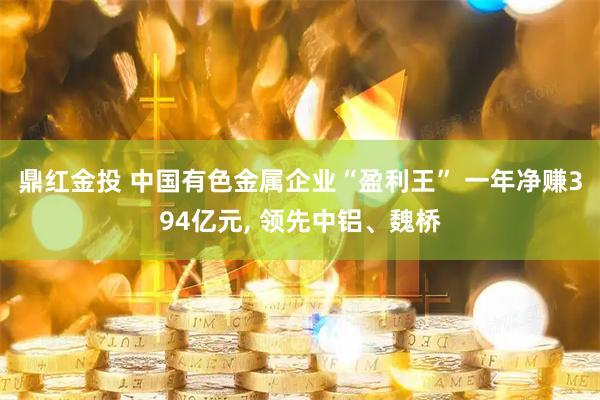 鼎红金投 中国有色金属企业“盈利王” 一年净赚394亿元, 领先中铝、魏桥